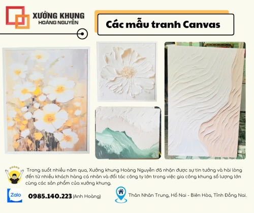 CÁC MẪU - TRANH CANVAS